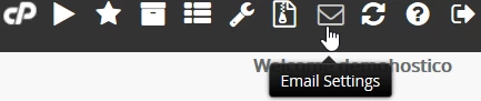 Email Setting din Softaculous