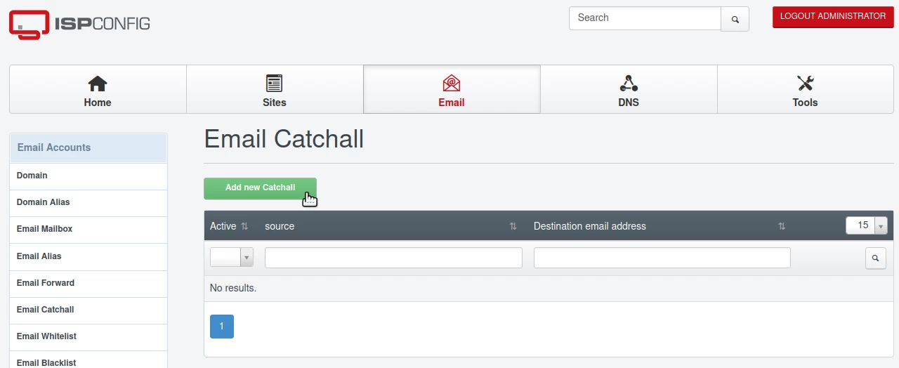 Add new Catchall