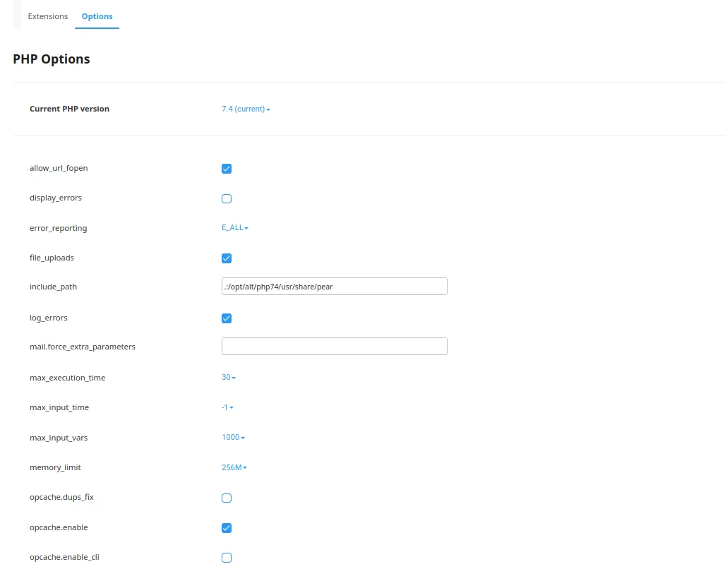 Directivele PHP 