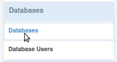 isp config databases